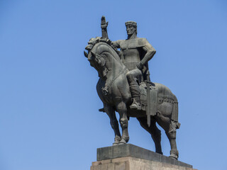 Obraz premium Statue of King Vakhtang Gorgasali, Tbilisi