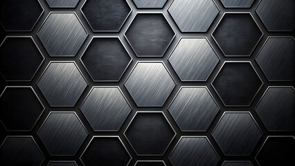 Fototapeta premium abstract background with hexagons