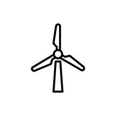 Minimalist Outline Ice Cream Cone with Three Scoops Food Icon