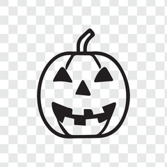 vector illustration of a halloween pumpkin