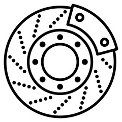 Brake Disc Icon