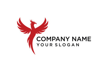 phoenix bird vector logo icon illustration clipart