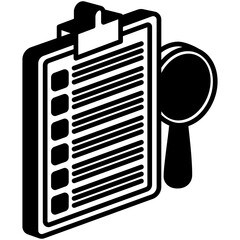 Business Survey Mini Illustration Isometric Icon. Use For Modern Concept, Print, Ui, Ux Kit, Web And App Development. Vector Related To Market, Business, Finace