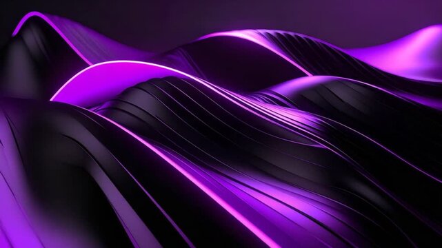 Abstract dark purple shapes