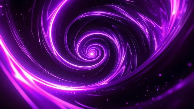 Purple abstract swirl