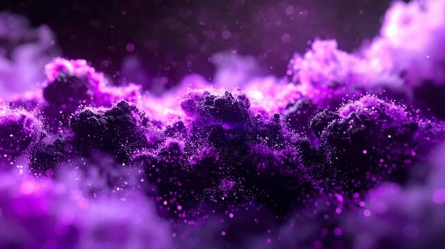 Purple smoke clouds abstract background
