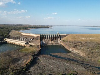 Rio Grande, Brazil, Marimbondo Hydroelectric Power Plant