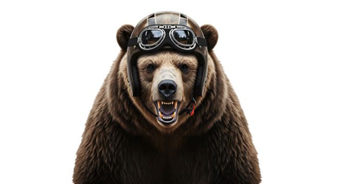 Grizzly Bear Pilot Goggles Aviation.