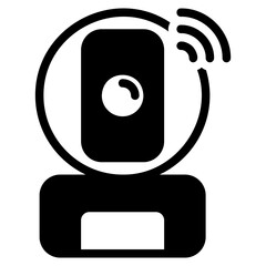 Smart security camera icon