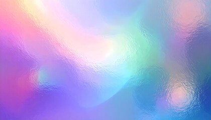 Colorful Holographic Gradient Background. Soft Pastel Blur Abstract Texture.