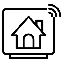 Smart home hub icon