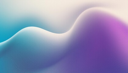 Noisy Fluid Waves Background with Purple, Blue and White Gradient Color
