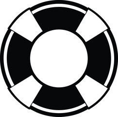 Life Buoy Vector icon.