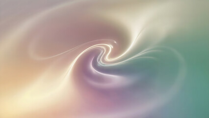 Abstract swirl of pastel colors blending together in a soft and dreamy composition style image 
