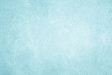 Obraz premium Blue light concrete texture for background in summer wallpaper. Cyan cement colour sand wall of tone vintage. Abstract teal dark color.