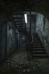 old abandoned tunnel