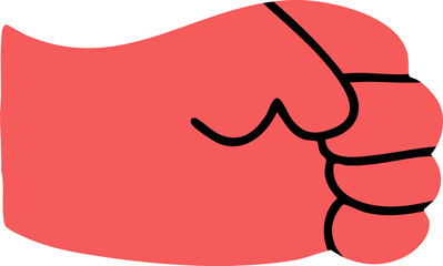 Hands, cute cartoon images, hands doing activities, vector illustrations