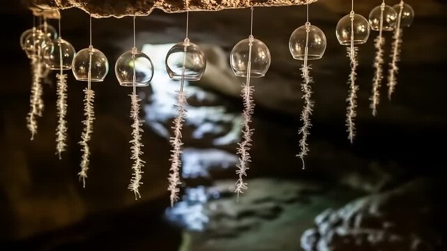 Cave Decorations - Crystal Cave Hanging Ornaments.