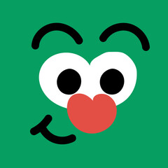 Face, emoji, emotion, abstract, illustration, vector
