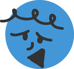 Face, emoji, emotion, abstract, illustration, vector
