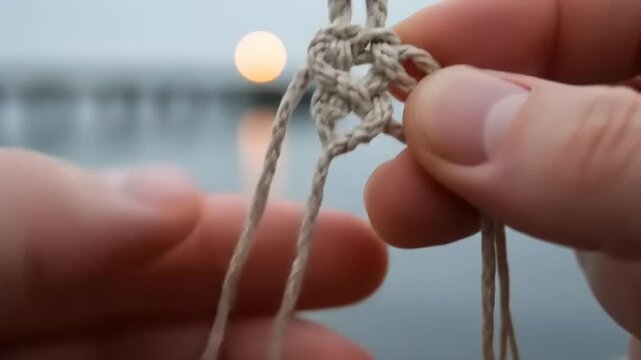 Crafting Knots - A Detailed Look at Rope Artistry and Knot Tying Techniques.