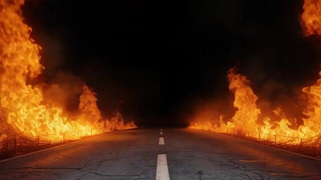 Road Through Fire &ndash; Halloween Inferno Path