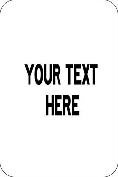 blank frame for signage 