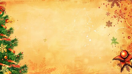 Christmas Card Background Design Images, integrating festive elements such as Christmas trees, snowflakes, reindeer, Christmas stockings, and gold ribbons. Covering styles like minimalist flat design