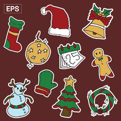 Christmas Illustration Icon Packs