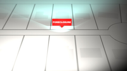 A Generic Residential Real Estate Interface Animation - Foreclosure
