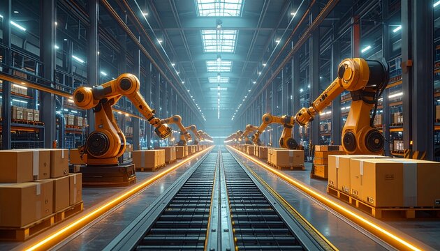 Smart Robotic Distribution Warehouse