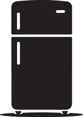 Black Friday Refrigerator Silhouette Vector