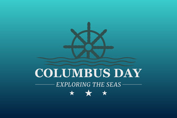 Columbus Day exploring the seas celebration