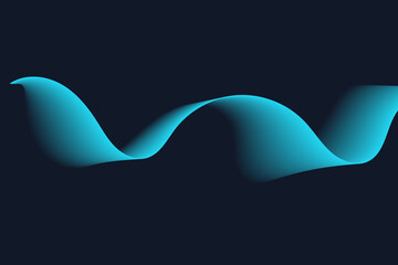 turquoise abstract smooth wave background
