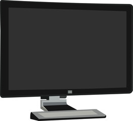 Minimalist computer monitor.eps