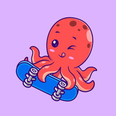 funny octopus cartoon