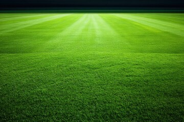 Obraz premium Premium professional maintained baseball field turf with perfect mowing lines, authentic sports environment for modern marketing and editorial use, inspiring excellence