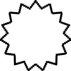 Fototapeta premium Set of geometric shape pixel. Elements for design
