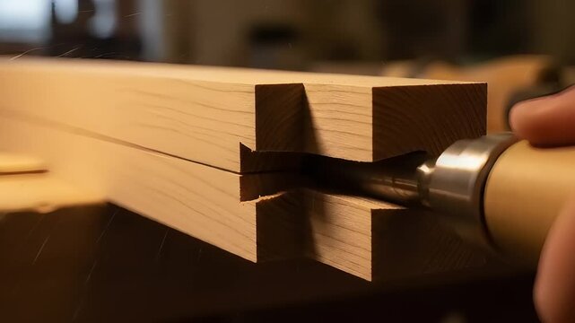 Crafting Wood Joints - A Detailed Look at Mortise and Tenon.