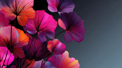 Obraz premium Vibrant flowers showcase beauty of nature with their intricate designs and colors, highlighting impact of invasive species on flora