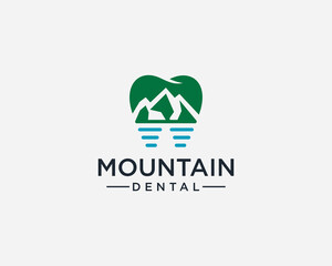 Mountain dental logo