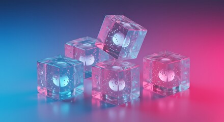 Ice Cubes with Sphere