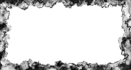 Realistic Burned Paper Hole Texture isolated on transparent background