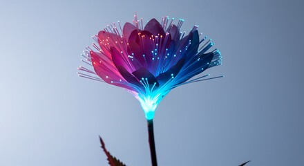 Fiber Optic Flower Glowing Light