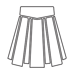Skirt Icon Outline