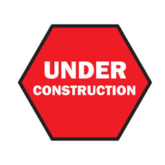road construction caution icon