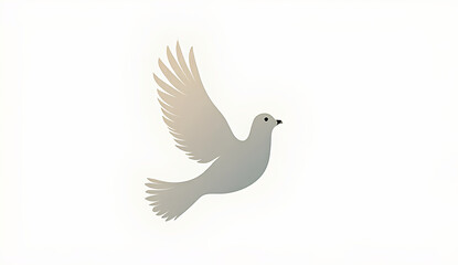Fototapeta premium Flying dove symbol of peace and freedom