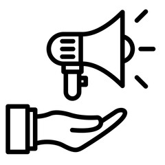 Marketing Campaign  Icon Element For Design