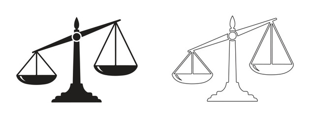 Scales of justice icon