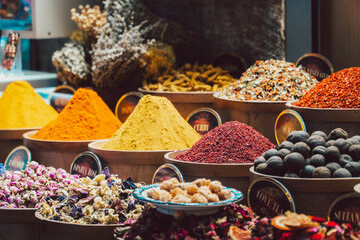 turkish sweets in a market